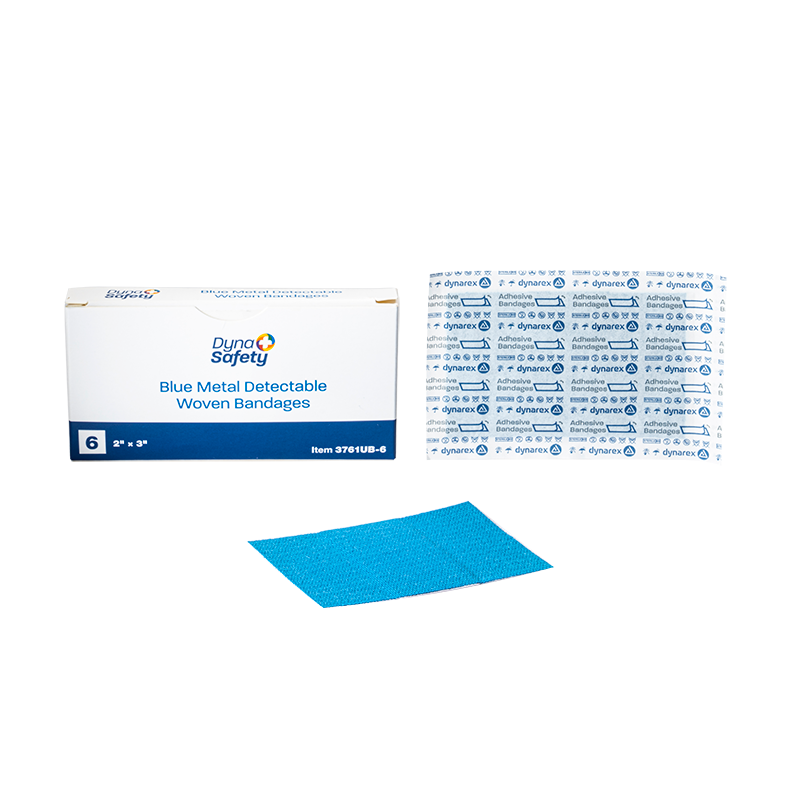 Blue Metal Detectable Woven Bandage  XL Code: 3761UB-6 Main image