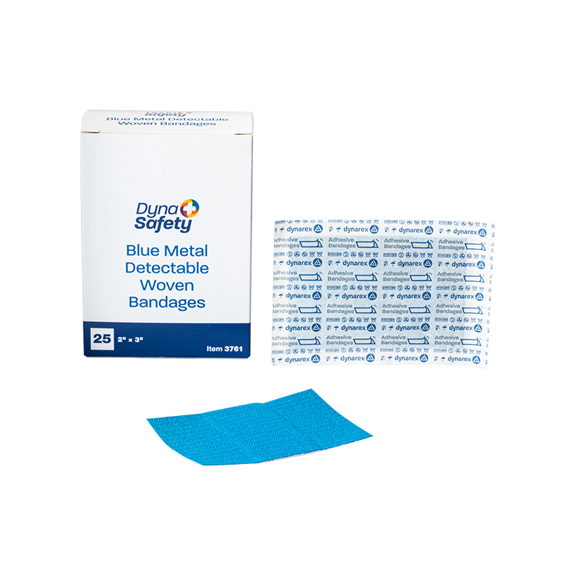 Blue Metal Detectable Woven Bandage  XL Code: 3761
