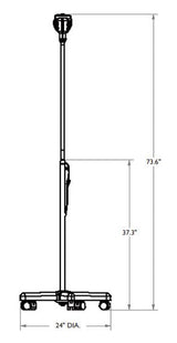 Burton LE 50 Wide Beam - Floor Stand