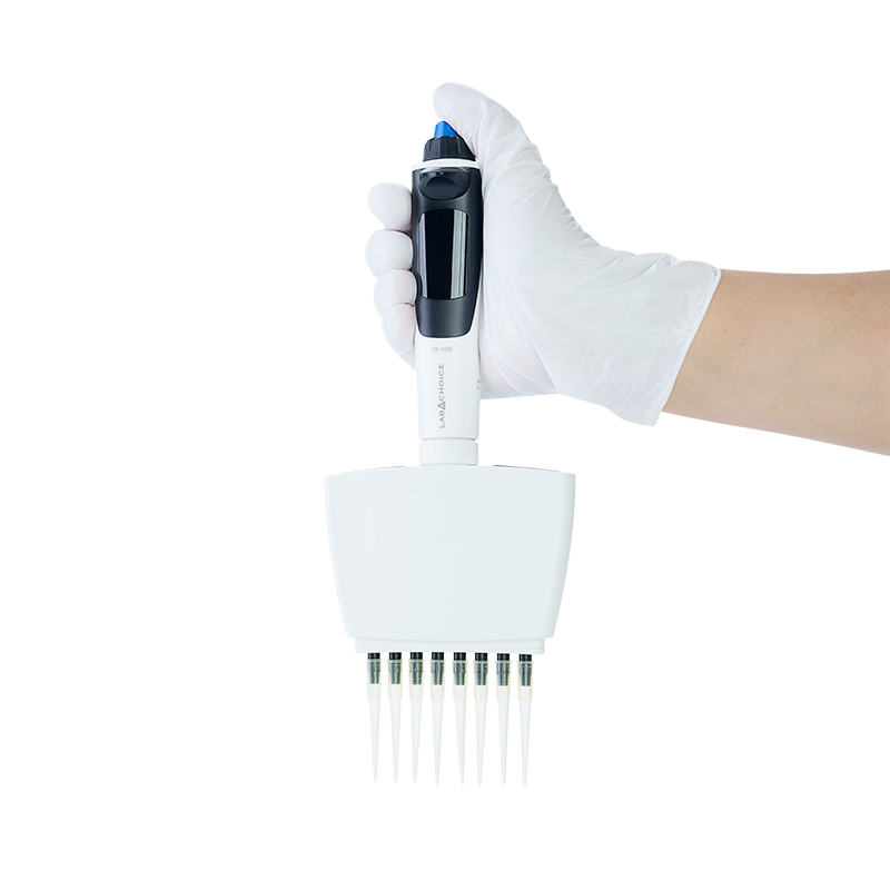 Dynarex LabChoice Eight-Channel Electronic Pipette 30-300 uL (40112)