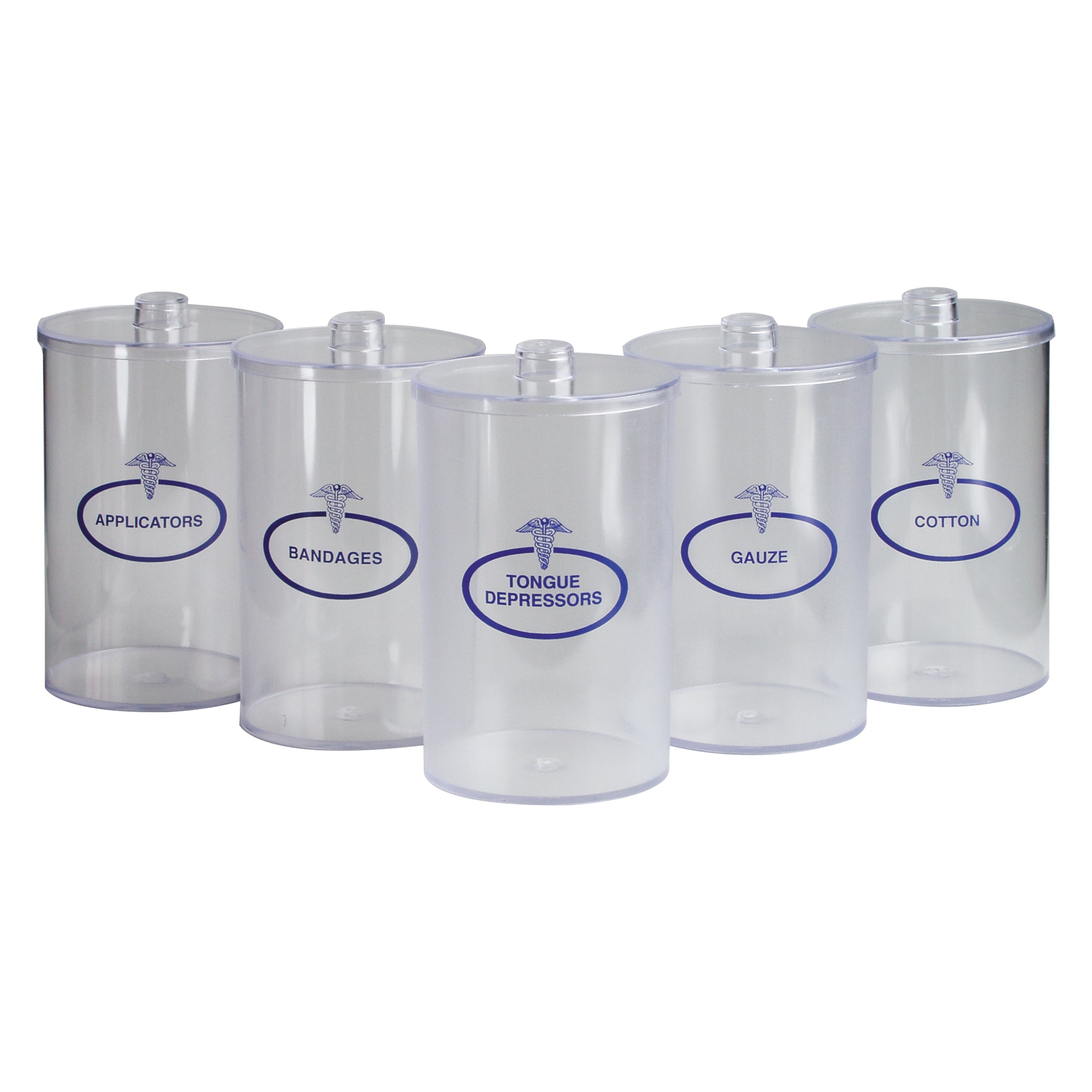 Plastic Sundry Jars, Clear - 4011