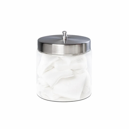 Glass Dressing Jar 4" x 4"