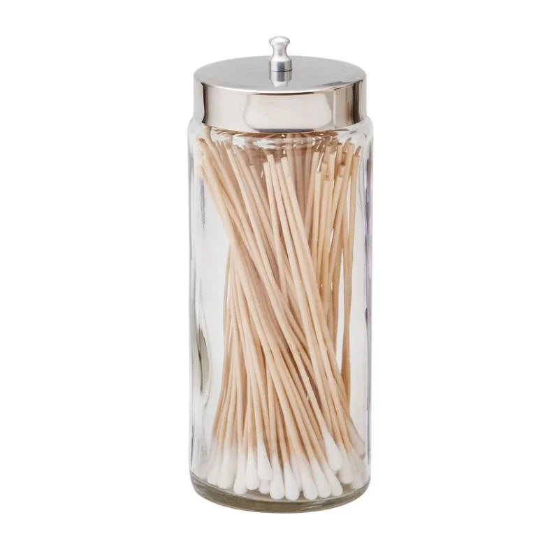 Glass Dressing Jar  4" x 4"