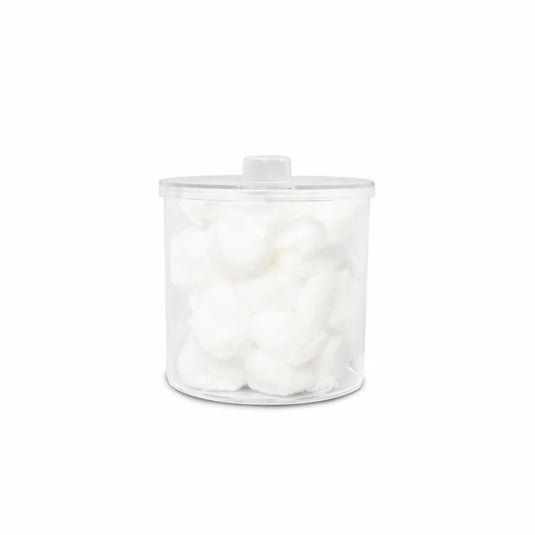 Plastic Dressing Jar 4" x 4", Clear