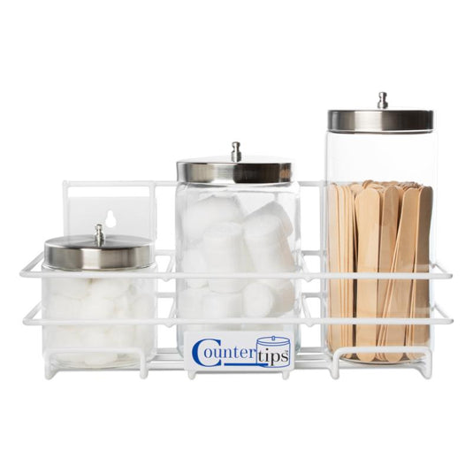 CounterTips 3 Sundry Jar Rack