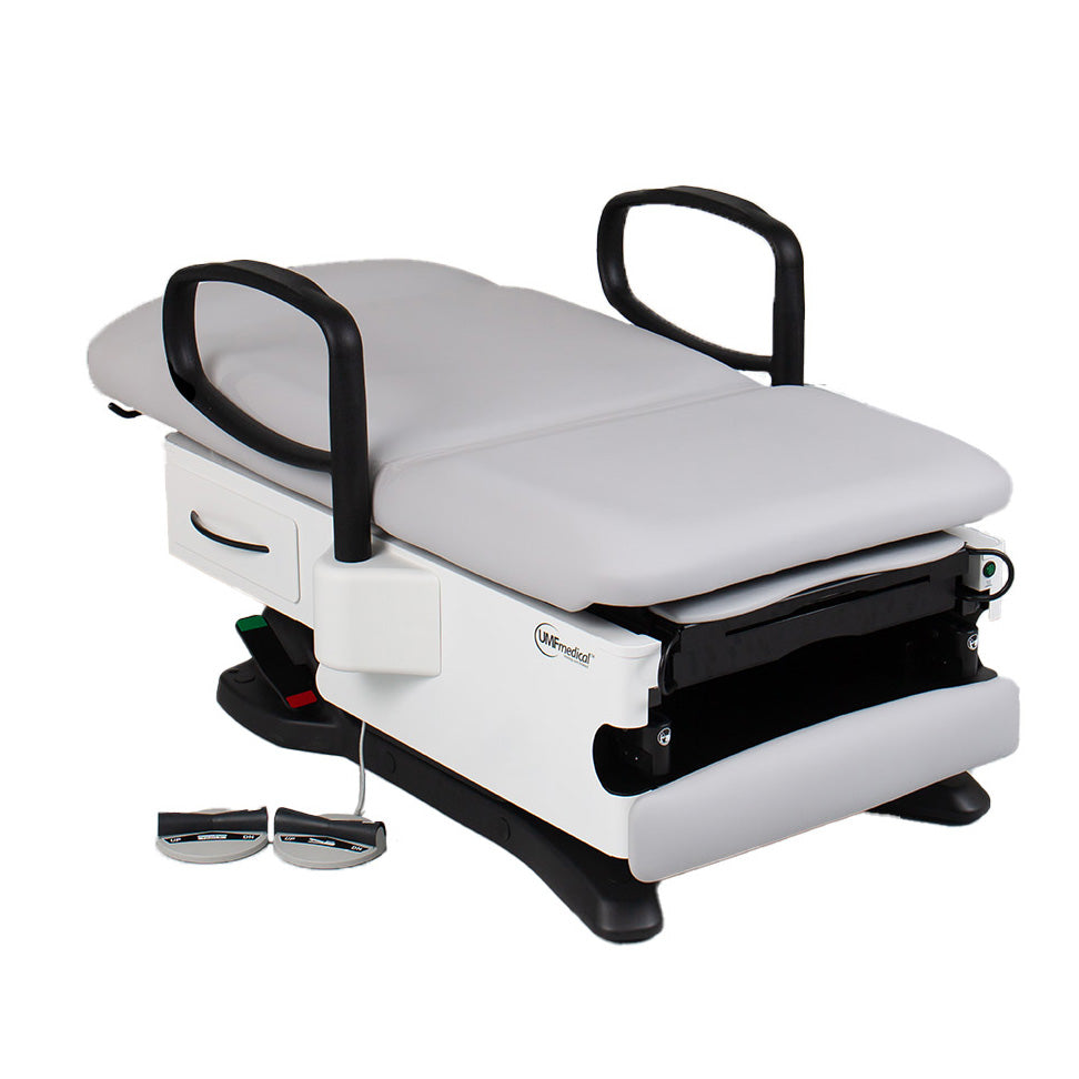 4040 Power Back Exam Chairs - flat table position
