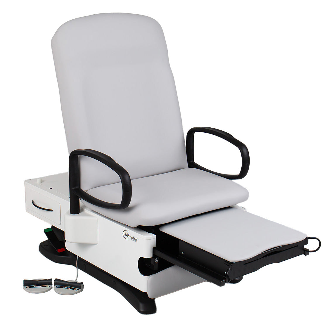 4040 Power Back Exam Chairs - leg rest extended