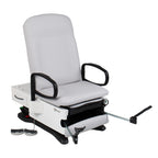 4040 Power Back Exam Chairs - foot rest extended with hand control