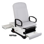4040 Power Back Exam Chairs - drawer and step extended
