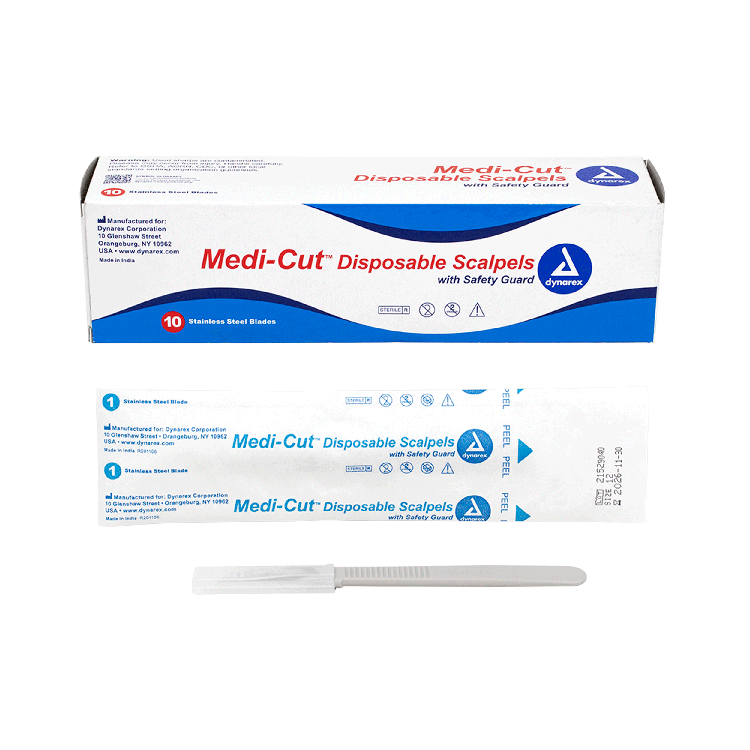 Medi-cut Scalpels Disposable Sterile Code: 4112