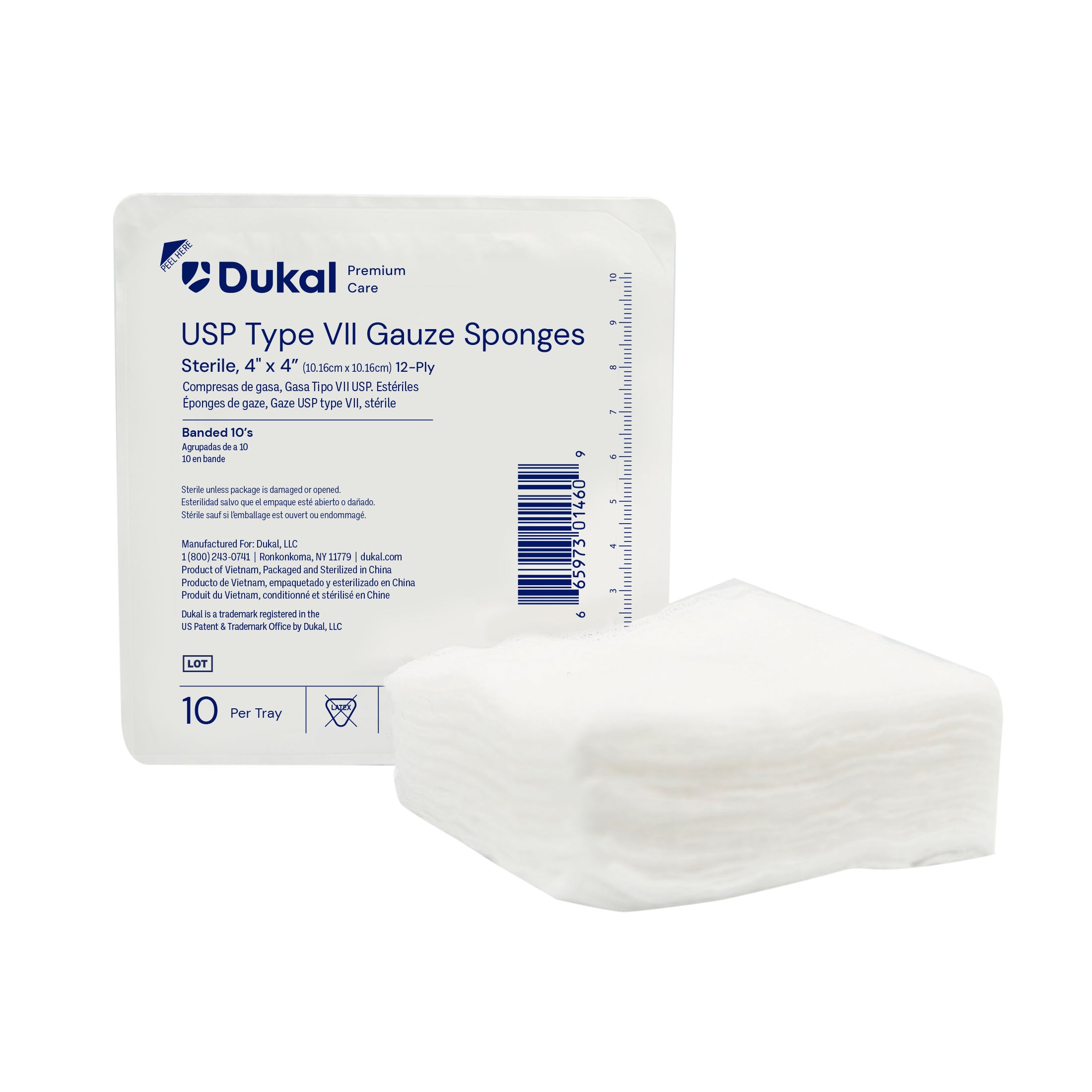 Sterile Gauze Sponges 4" x 4" 12-Ply - 412-10 Main image