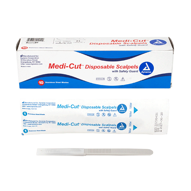Medi-cut Scalpels Disposable Sterile Code: 4121 Main image