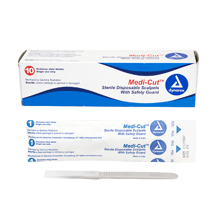 Medi-cut Scalpels Disposable Sterile Code: 4123