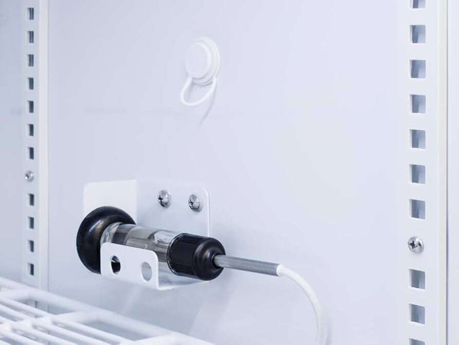 Accucold Factory installed lock box inside UFM19W freezers