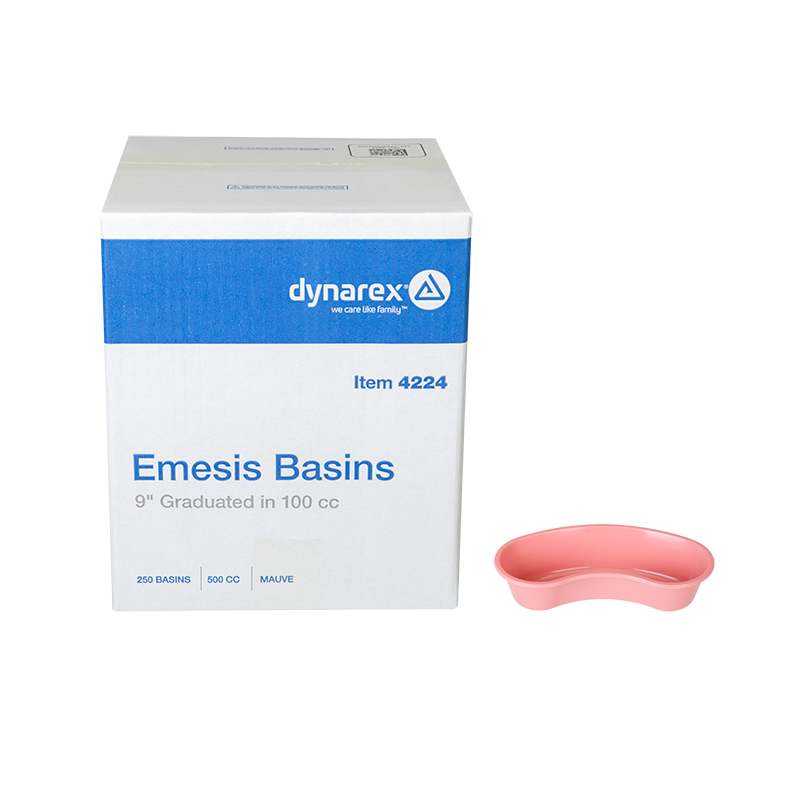 Dynarex Emesis Basin 9" 500cc Capacity Graduated in 100cc Increments