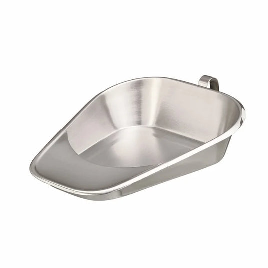 Stainless Steel Fractured Bed Pan 11 7/8" x 9 1/2" x 2 7/8"