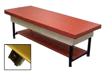 Bailey Economy Electric Hi-Lo Treatment Table, with Upholstered Shelf - Model 4255