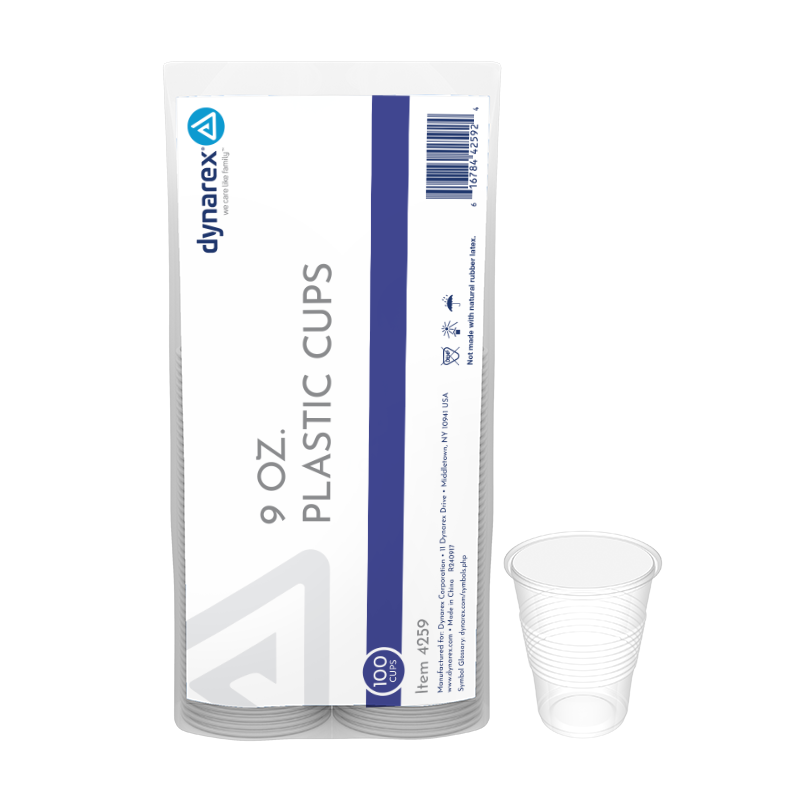 Clear Plastic Cups 9 oz.