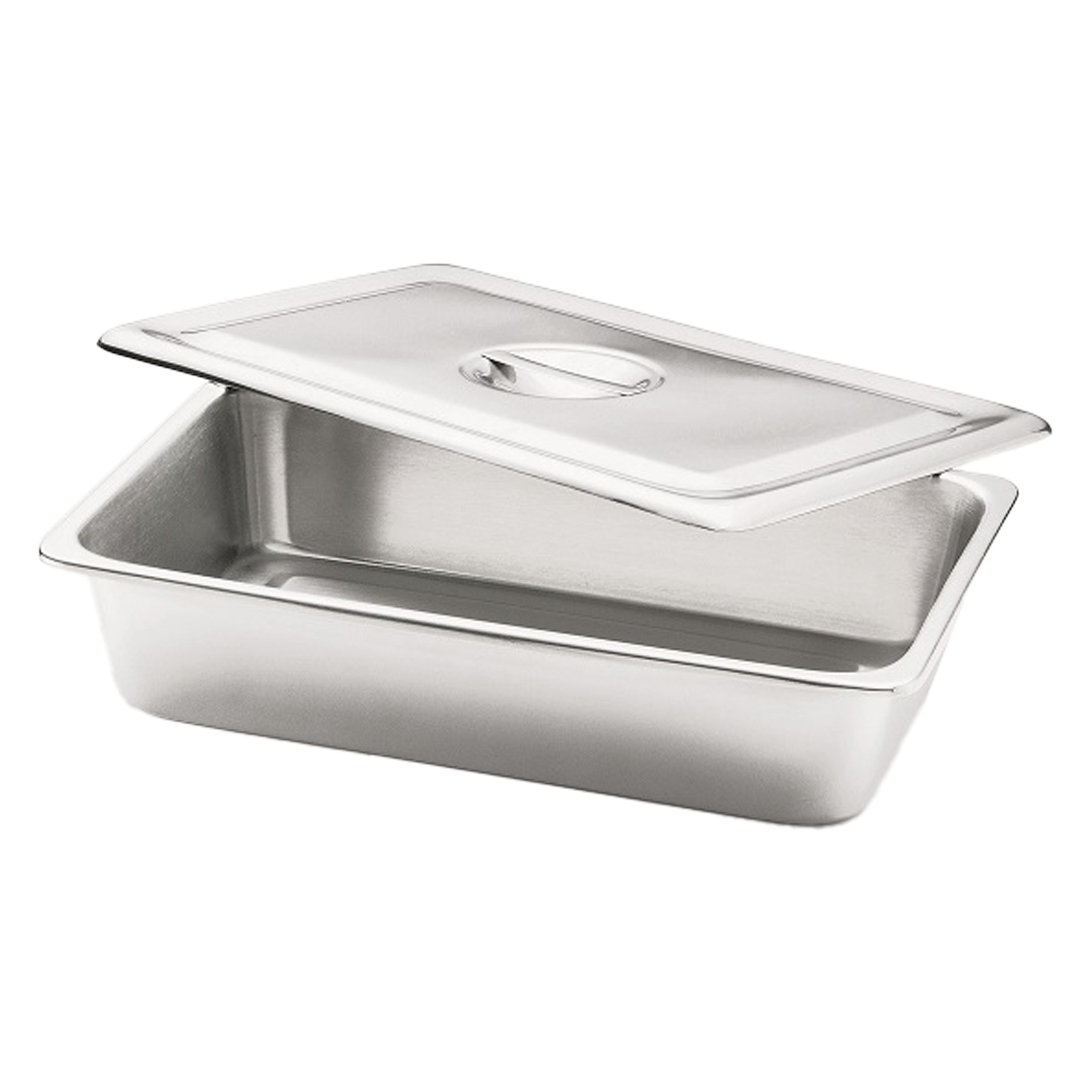 Stainless Steel Instrument Tray strap handle 12" x 8" x 2"