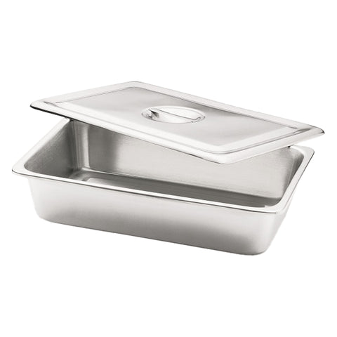 Stainless Steel Instrument Tray strap handle 12" x 8" x 2"