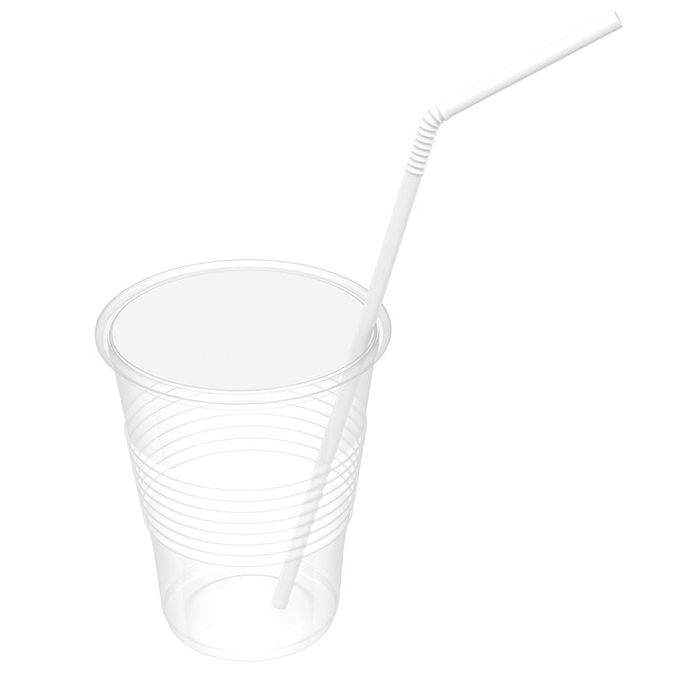 Flexible Plastic Drinking Straws Secondary image