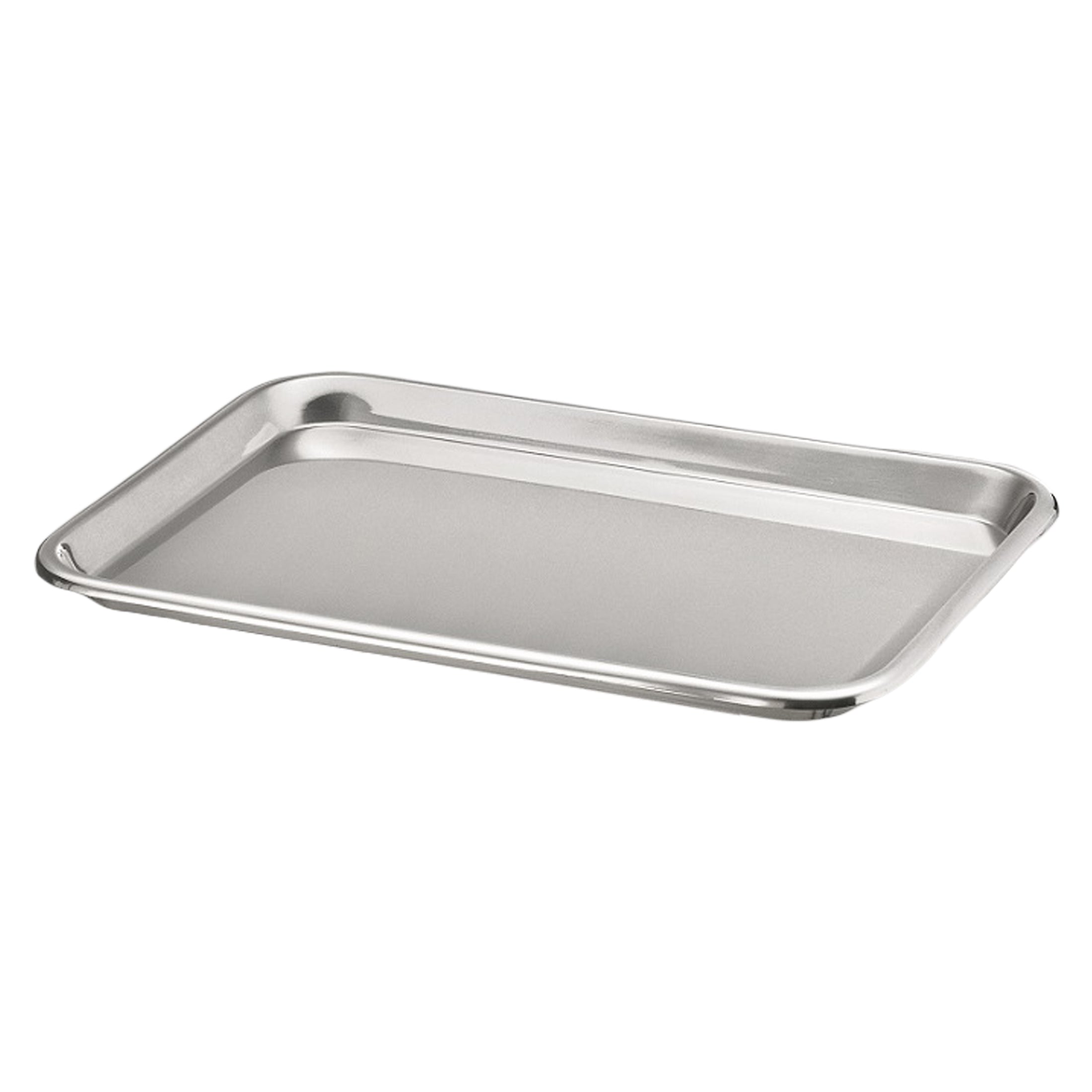 Stainless Steel Instrument Tray Flat 13-5/8" x 9-3/4" x 5/8"