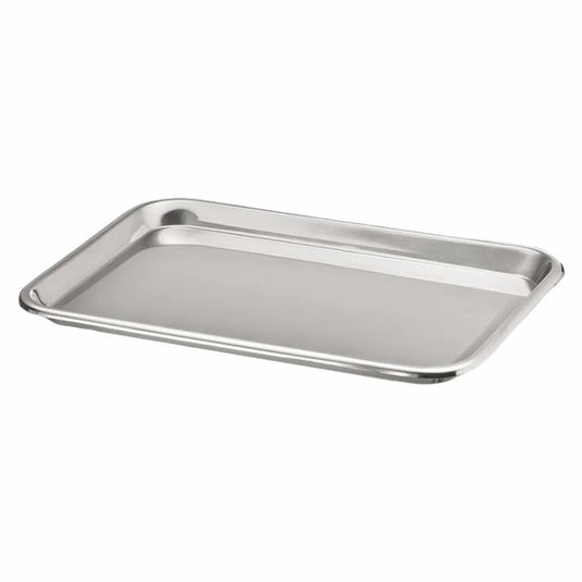 Stainless Steel Instrument Tray Flat 13-5/8" x 9-3/4" x 5/8"