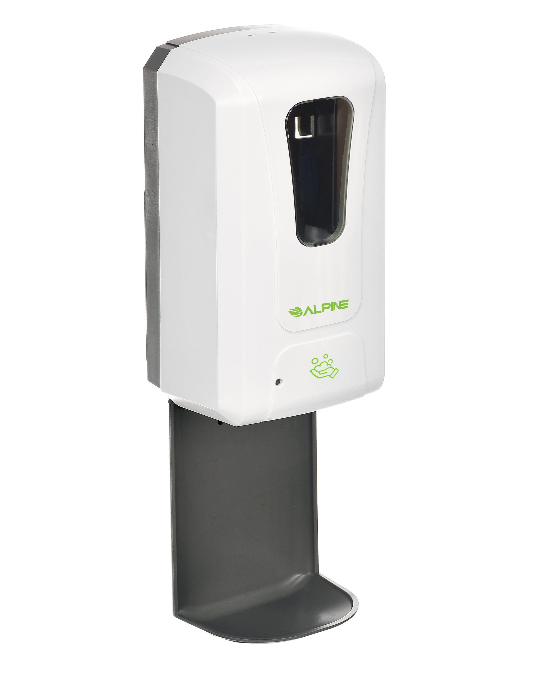 Automatic Hands-Free Foam Hand Sanitizer/Soap Dispenser with Drip Tray, 1200 mL, White Main image