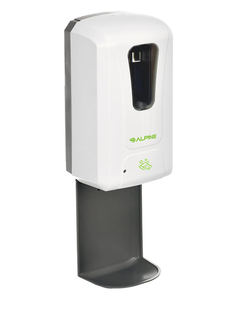Automatic Hands-Free Foam Hand Sanitizer/Soap Dispenser with Drip Tray, 1200 mL, White