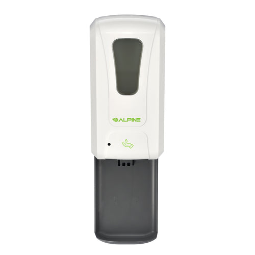 Alpine Touch-Free Soap/Sanitizer Dispenser, 1200 mL, Drip Tray (ALP430-L-T)