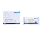 Cotton Tipped Wood Applicators - Non-Sterile 3"