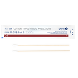 Cotton-Tipped Wood Applicators, Sterile 6" (4305)