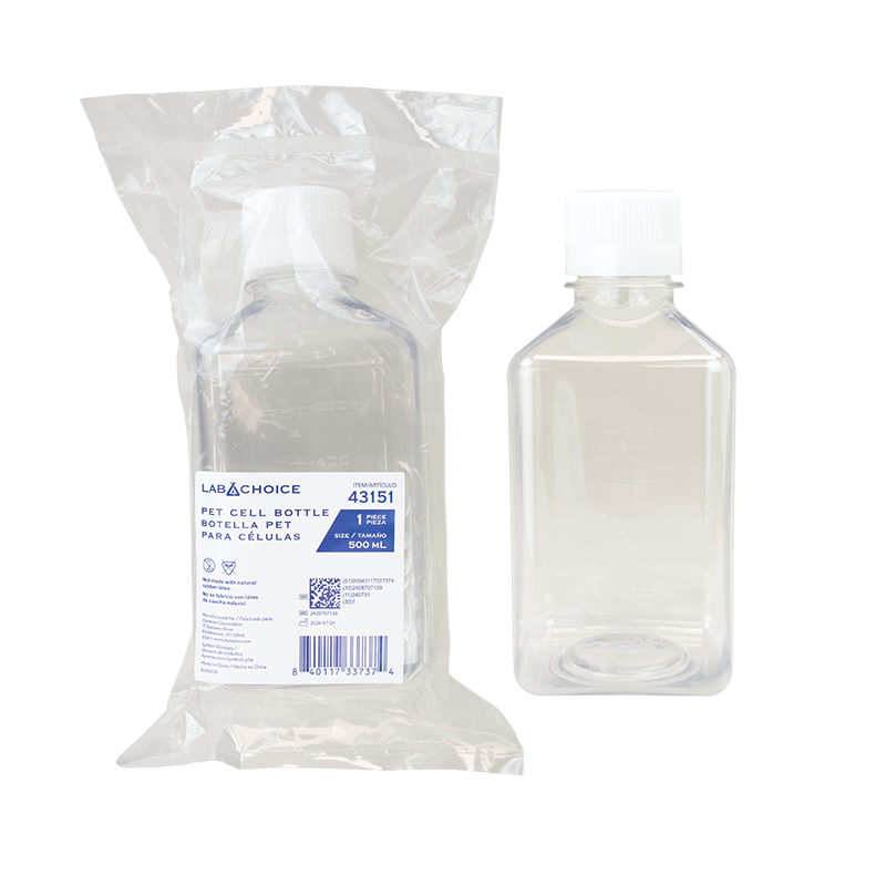 Dynarex LabChoice PET Cell Bottle 500 mL (43151)