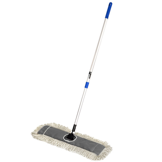DISCONTINUED: ALPINE INDUSTRIES 24" COTTON FLOOR DUST/DRY MOP SET