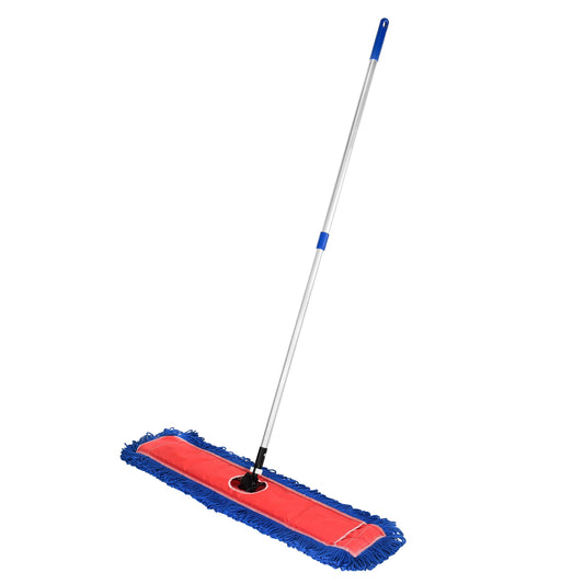 DISCONTINUED ALPINE INDUSTRIES 48" MICROFIBER FLOOR DUST/DRY MOP SET