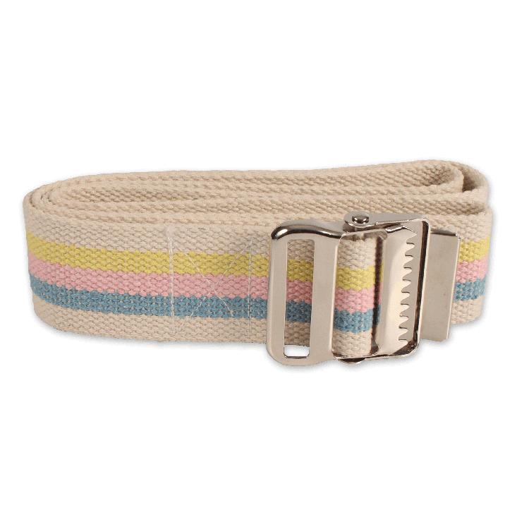 Gait Belt - Metal buckle 60" x 2" Multi-Color 1/bag,36 bags/case