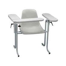 Blood Draw Chair with Plastic Seat and Flip Arm