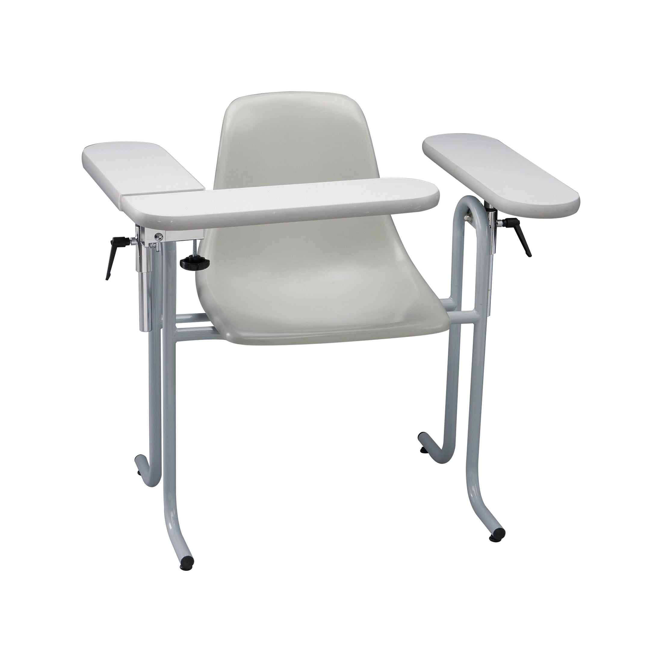 Blood Draw Chair with Plastic Seat and Flip Arm
