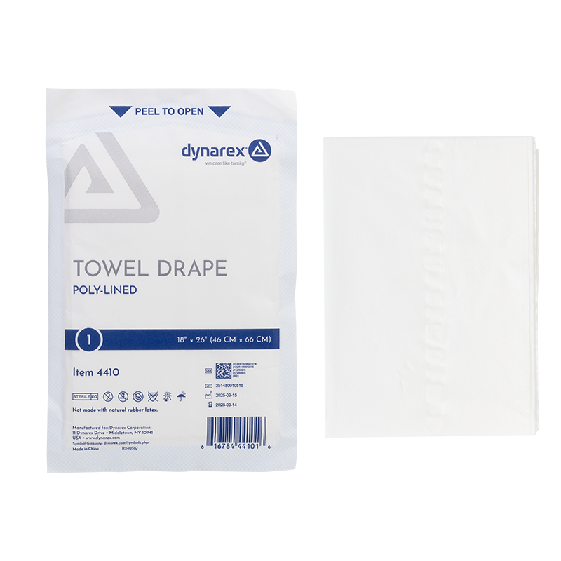Dynarex Disposable Towel Drapes Plain - Sterile