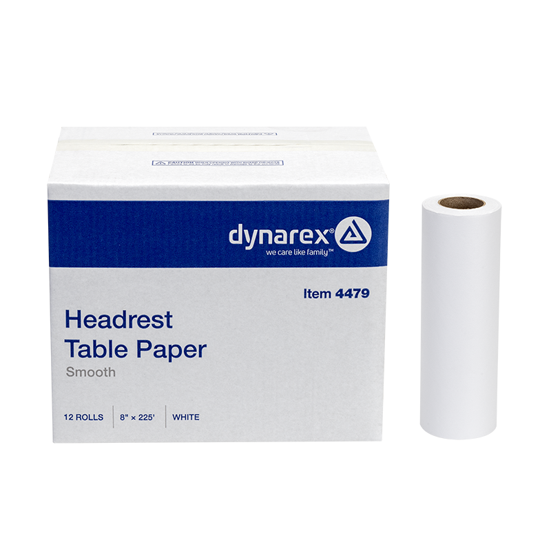 Headrest Table Paper Smooth 8" x 225'