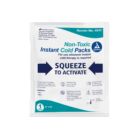 Instant Cold Pack w/ Urea (Non-Toxic) 4" x 5"