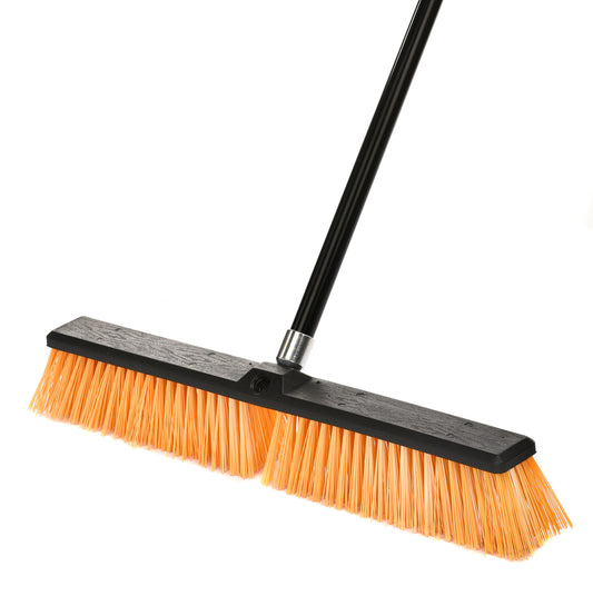 ALPINE INDUSTRIES 24? ROUGH-SURFACE PUSH BROOM, 3 PACK