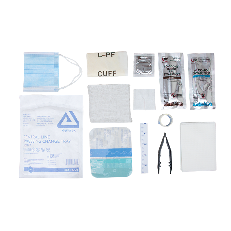 Dynarex Central Line Dressing Change Tray - Sterile