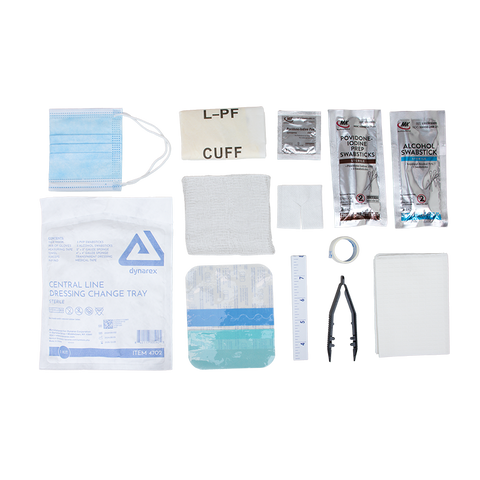 Dynarex Central Line Dressing Change Tray - Sterile