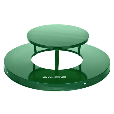 Alpine Rain Bonnet Lid for 38 Gallon Outdoor Metal Waste Receptacle