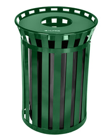 38 Gallon Outdoor Metal Waste Receptacle