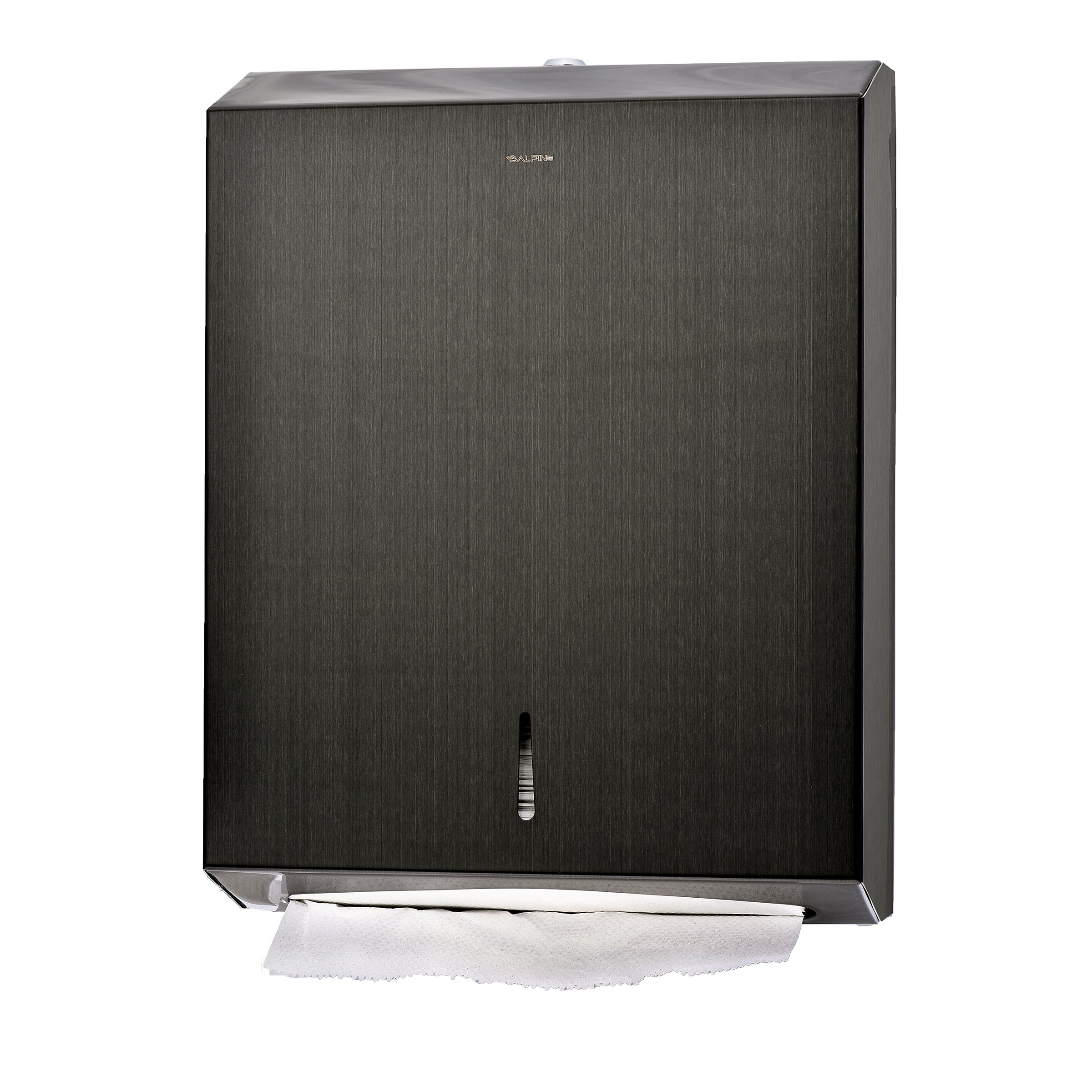 Stainless Steel Brushed C-Fold/Multi-Fold Paper Towel Dispenser 2