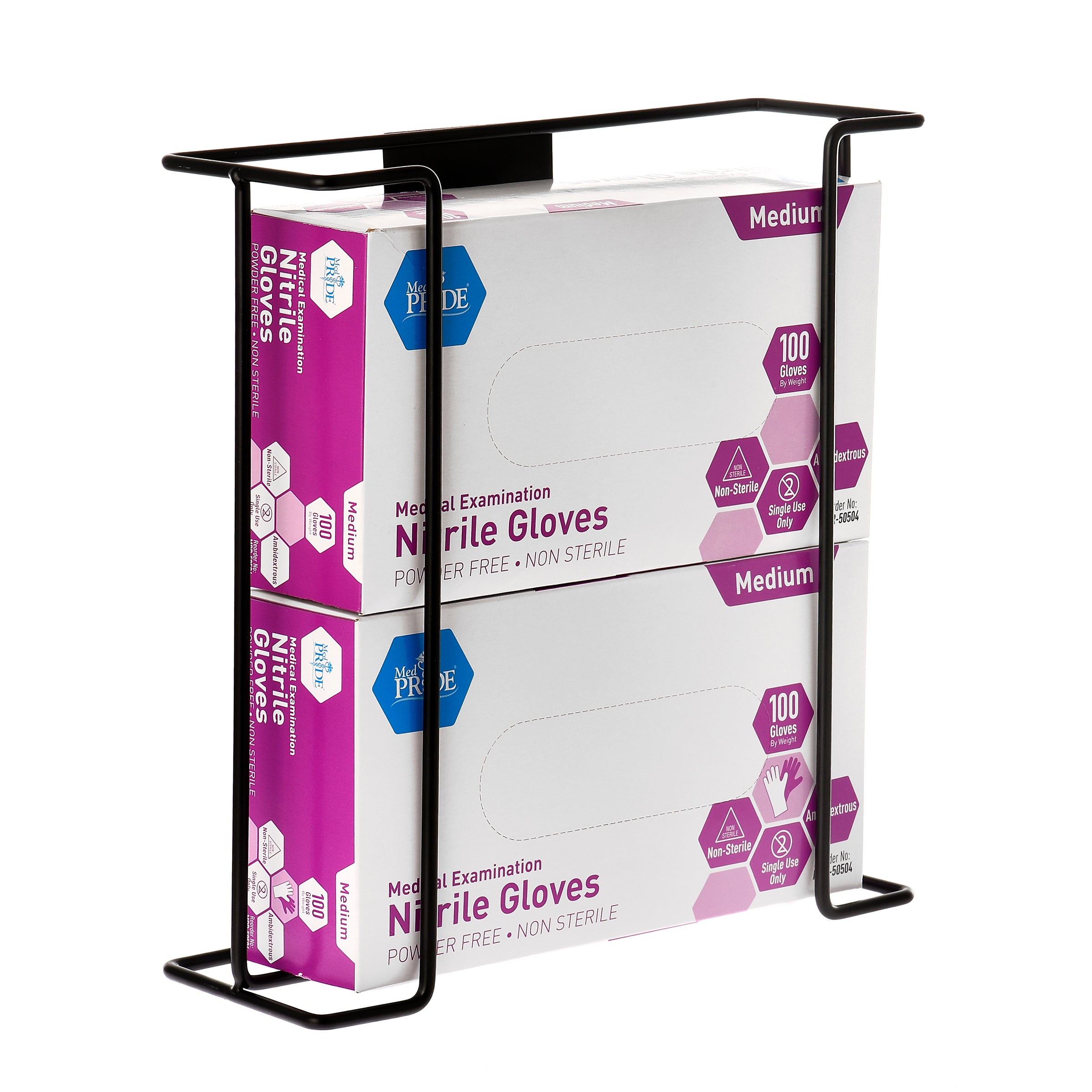 Alpine Industries Double Box Wire Wall Mount Glove Dispenser
