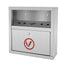 Stainless Steel All-In-One Wall Mounted Cigarette Disposal Station