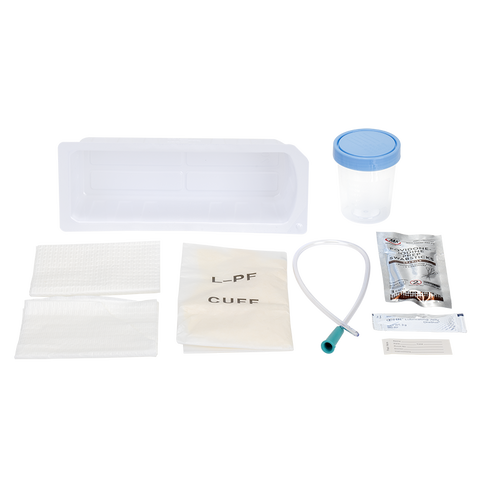 Dynarex Urethral Intermittent Catheter Latex Free Tray - Sterile